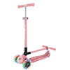 Hulajnoga trójkołowa Globber PRIMO FOLDABLE LIGHTS Pastel Pink (432-611-4)