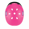 Kask dziecięcy Globber Elite Lights / Deep Pink - Flower 507-110-2