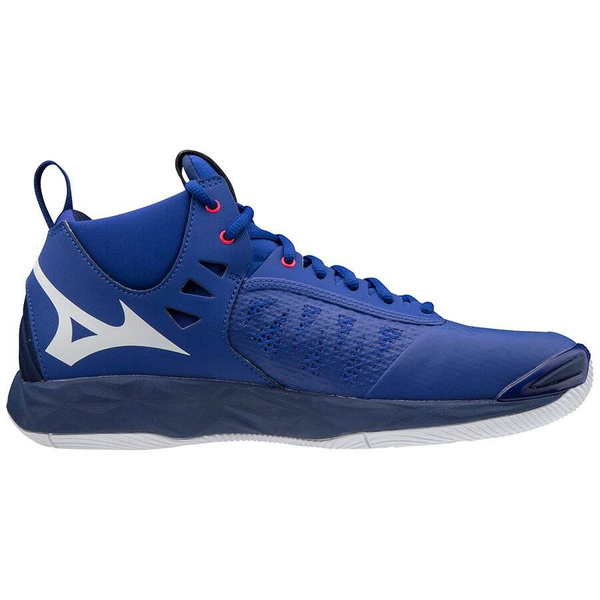 Buty do siatkówki Mizuno Wave Momentum MID - niebieskie