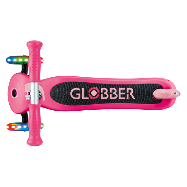 Hulajnoga trójkołowa Globber PRIMO LIGHTS Fuchsia (423-611-4)