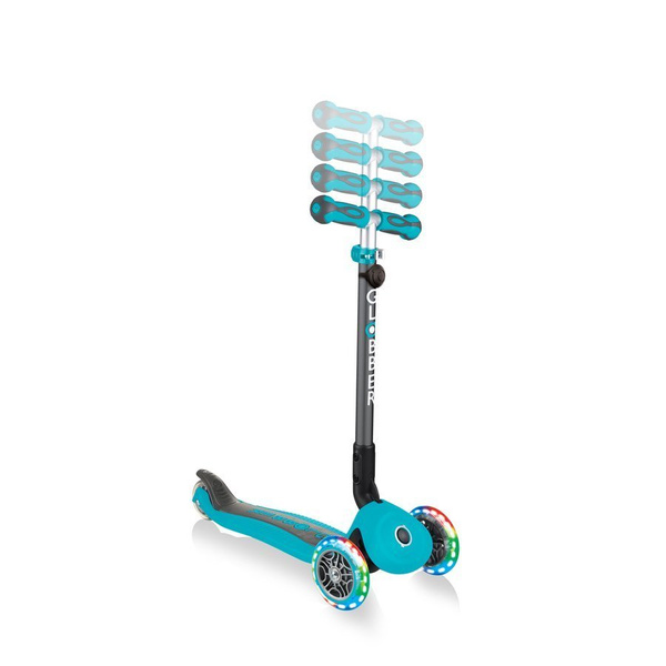 Hulajnoga trójkołowa z siedziskiem jeździk GO•UP DELUXE LIGHTS (646-105)