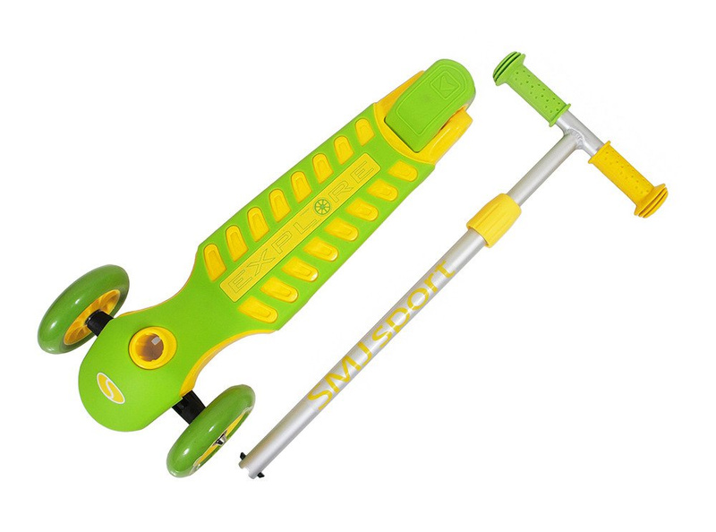 Hulajnoga trójkołowa SMJ Sport AF-WG04 zielono-żółta