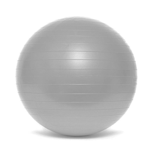 Piłka gimnastyczna BL003 65 cm szara