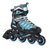 Rolki rekreacyjne SMJ sport PW-150N damskie turkusowe ABEC-5 PU
