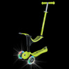 Hulajnoga trójkołowa z siedziskiem jeździk Globber GO•UP SPORTY LIGHTS Lime Green (452-606-4 S)