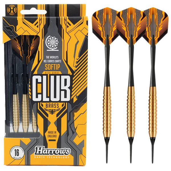 Rzutki Harrows CLUB BRASS Softip
