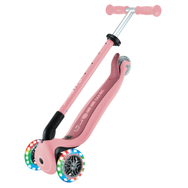 3w1 hulajnoga z siedziskiem jeździk Globber GO-UP Active Lights 360 / Pastel Pink 749-310