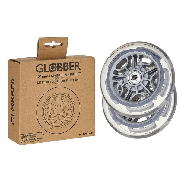 Świecące kółka do hulajnogi Globber 121mm 2szt. (538-003)