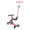3w1 hulajnoga z siedziskiem jeździk Globber GO-UP Active Lights 360 / Pastel Pink 749-310