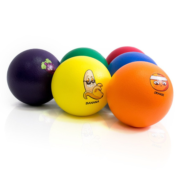 Piłki piankowe Owoce komplet 6szt. UA971-6C
