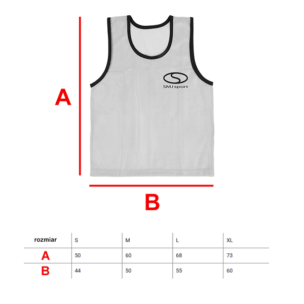 Znacznik treningowy piłkarski na koszulkę TBN-SF Y żółty