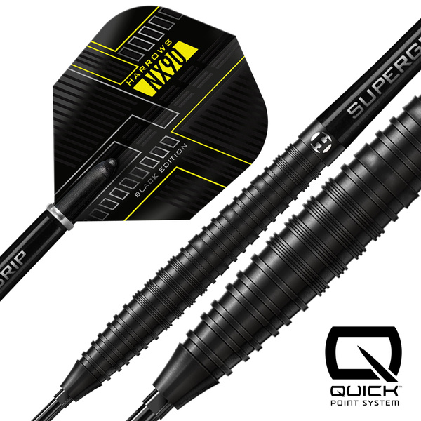 Rzutki Harrows NX-90 Black Edition QP 90% steeltip