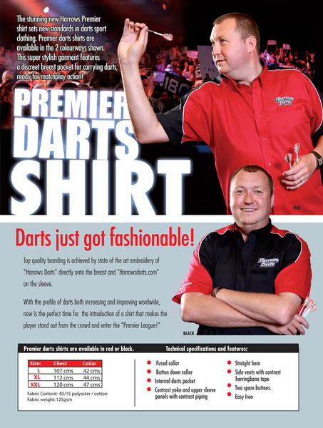 Koszula Harrows Premier czerwona