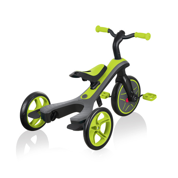 Rowerek 4w1 trójkołowy - biegowy - wózek Globber Explorer Trike / Lime Green 632-106-3