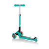 Hulajnoga 3-kołowa Globber Junior Foldable Lights / Emerald Green 437-107