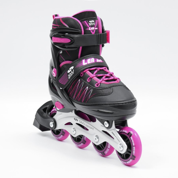LEA 2w1 ŁYŻWY + ROLKI regulowane SMJ sport