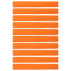 Płaskie znaczniki pola - pasy 51x6cm 10szt. jaskrawe pomarańczowe SMJ sport ZPP-O