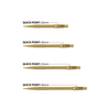Końcówki stalowe ostre Harrows QUICK POINT - HM GRIP gold