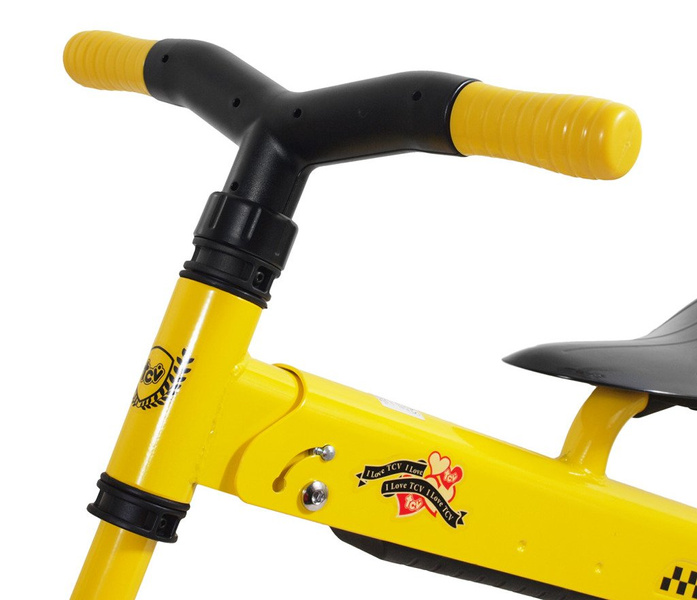 Składany rowerek biegowy dla dzieci 2+ TCV-T700 żółty