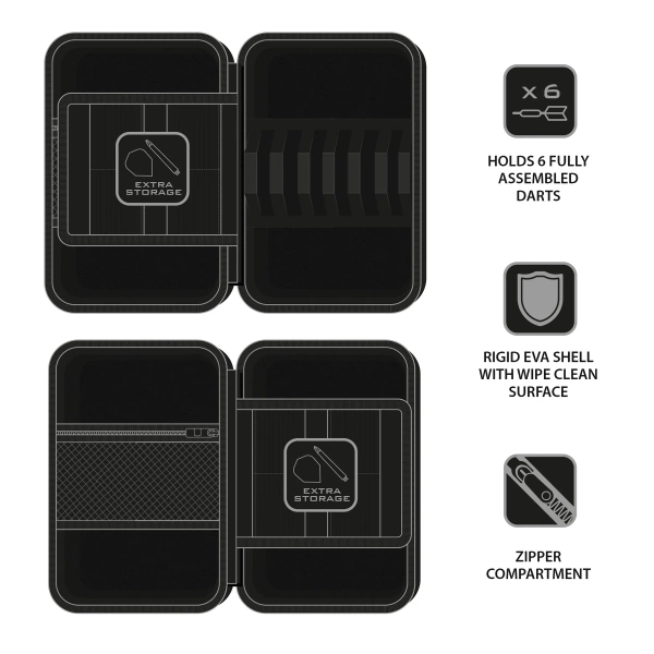 Pokrowiec na rzutki Harrows RYAN SEARLE series 2 PLAYER PRO 6 CASE