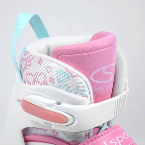 Wrotko-rolki 2w1 SMJ sport ROL2001-1 regulowane ABEC-5 PU