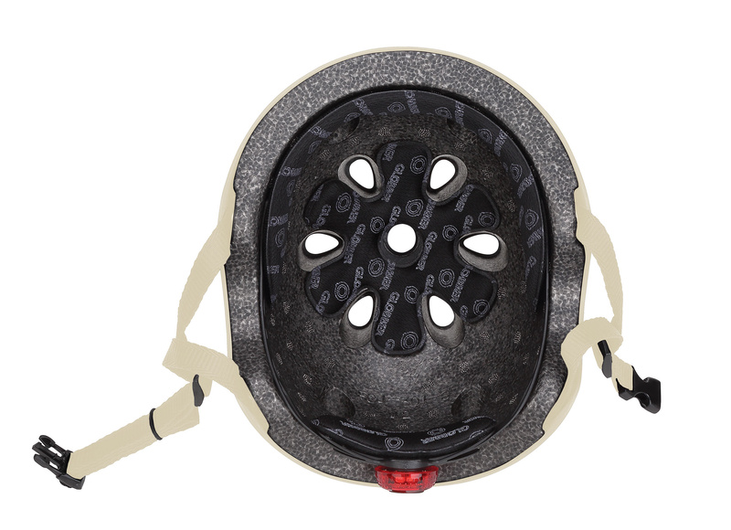 Kask dziecięcy Globber PRIMO LIGHTS Kids / Taupe 505-466-2