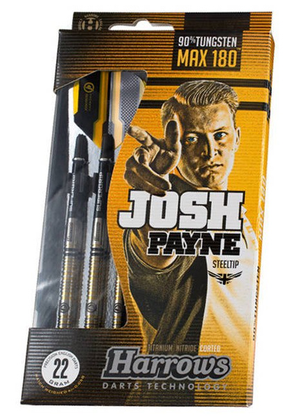 Rzutki Harrows Josh Payne Max 180 90% Steeltip