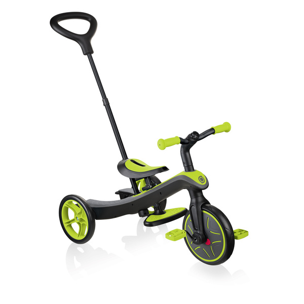 Rowerek 4w1 trójkołowy - biegowy - wózek Globber Explorer Trike / Lime Green 632-106-3