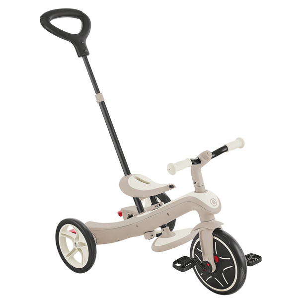 Rowerek 4w1 trójkołowy - biegowy - wózek Globber Explorer Trike 4w1 ECOLOGIC / Coconut 637-566