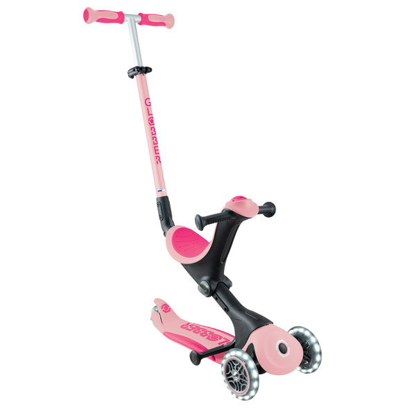 Hulajnoga trójkołowa z siedziskiem jeździk GO•UP DELUXE LIGHTS (646-710-2)