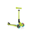 Hulajnoga 3-kołowa Globber Junior Foldable Lights / Lime Green 437-106
