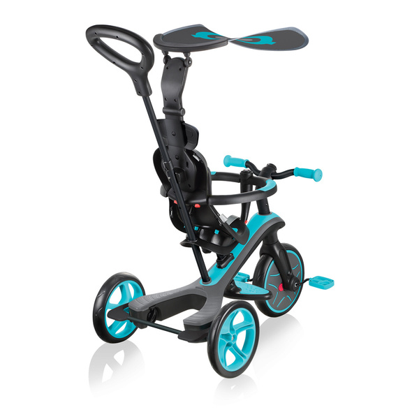 Rowerek 4w1 trójkołowy - biegowy - wózek Globber Explorer Trike / Teal 632-105-3