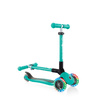 Hulajnoga 3-kołowa Globber Junior Foldable Lights / Emerald Green 437-107