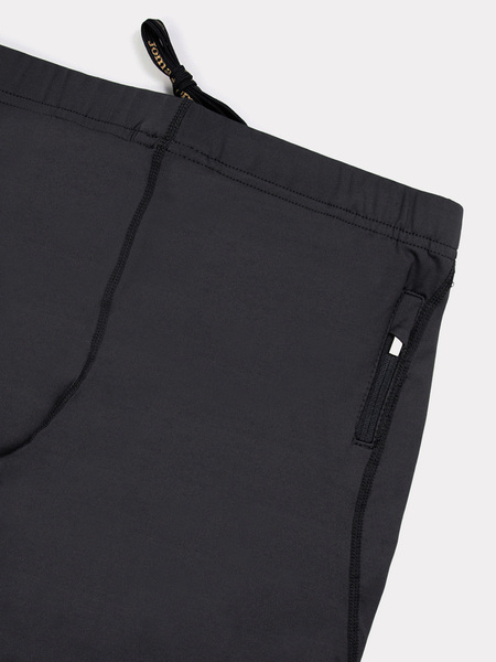 Spodnie legginsy do biegania Joma 100034.100 czarne 3/4