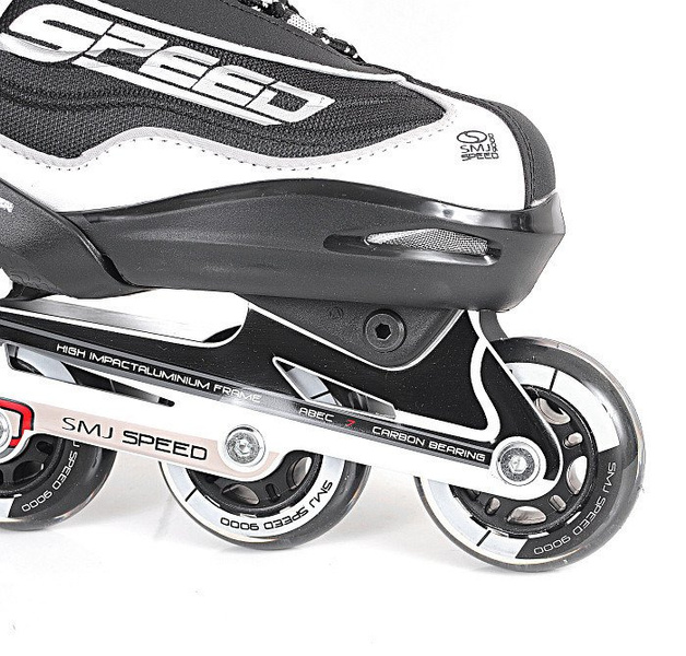 Rolki regulowane Smj Sport 090A czarne ABEC-7