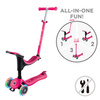 Hulajnoga z siedziskiem jeździk rowerek Globber GO-UP Sporty Lights / Fuchsia 452-610-4 S