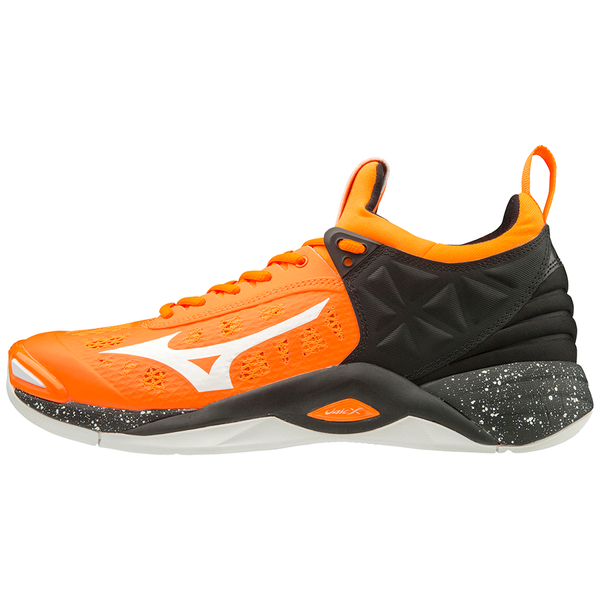 Buty do siatkówki Mizuno Wave Momentum - pomarańczowo-czarne