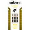 Rzutki soft tip Unicorn CORE PLUS - BLK/GOLD BRASS