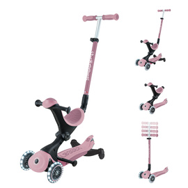 Hulajnoga jeździk rowerek Globber GO-UP Deluxe Lights ECOlogic 360 / Berry 697-510