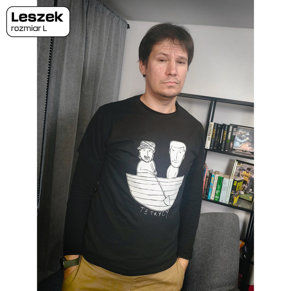 TETRYCY LOGO - t-shirt slim czarny