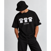 TETRYCY 'KOSZULKI' - t-shirt oversize czarny