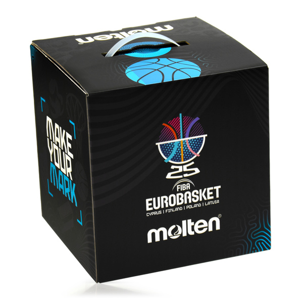 B7G5000-E5Z Piłka do koszykówki Molten EUROBASKET 2025 Oficjalna piłka meczowa + pudełko