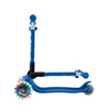 Hulajnoga trójkołowa Globber JUNIOR FOLDABLE LIGHTS Navy Blue (437-300-3)