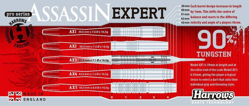 Rzutki Harrows ASSASSIN EXPERT 90% Softip