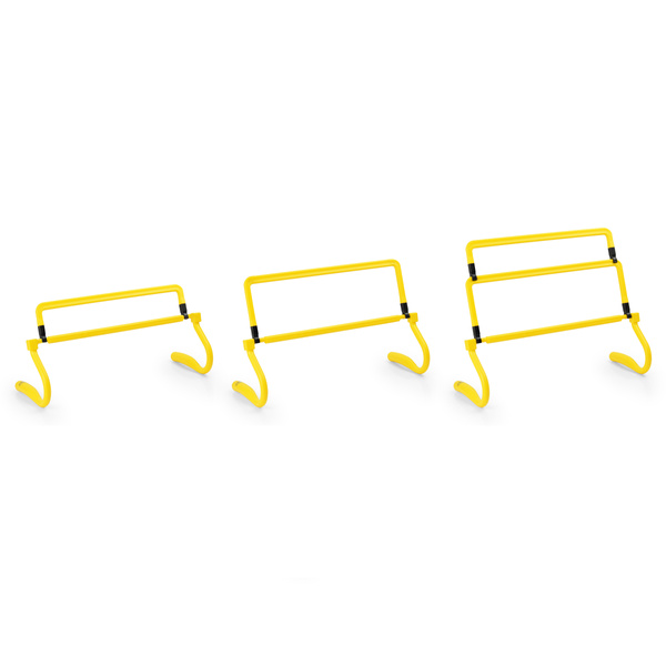 Płotek treningowy składany, regulowana wysokość VTH-COLP Y żółty
