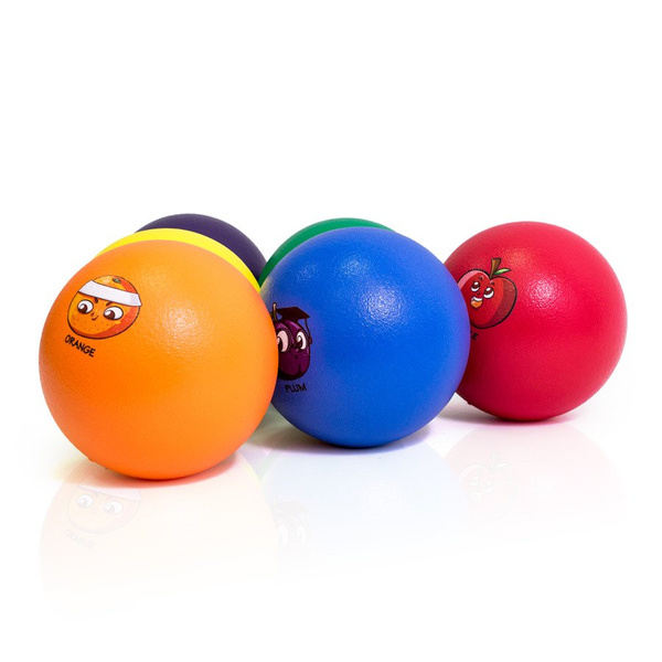 Piłki piankowe Owoce komplet 6szt. UA971-6C