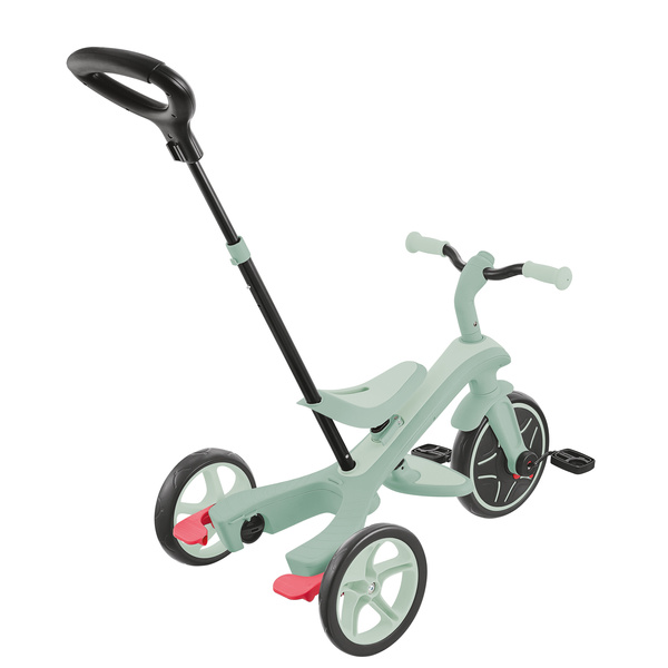 Rowerek 4w1 trójkołowy - biegowy - wózek Globber Explorer Trike 4w1 ECOLOGIC / Pistachio 637-505
