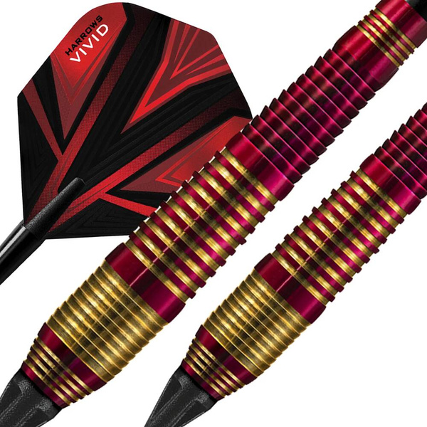 Rzutki Harrows Vivid Softip, red