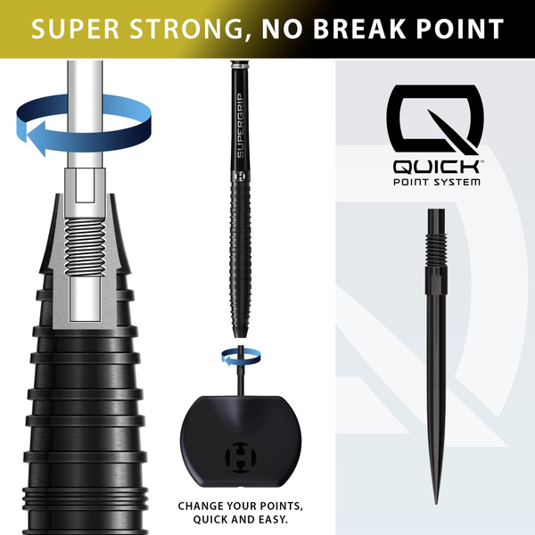 Rzutki Harrows NX-90 Black Edition QP 90% steeltip