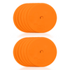 Płaskie znaczniki pola - okrągłe 15 cm - 12x pomarańczowy SMJ sport ZPO-O
